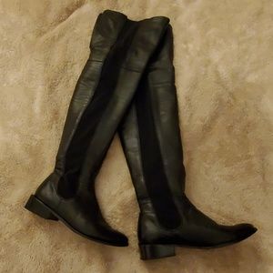 Custom Italian Leather Over-the-Knee Boots